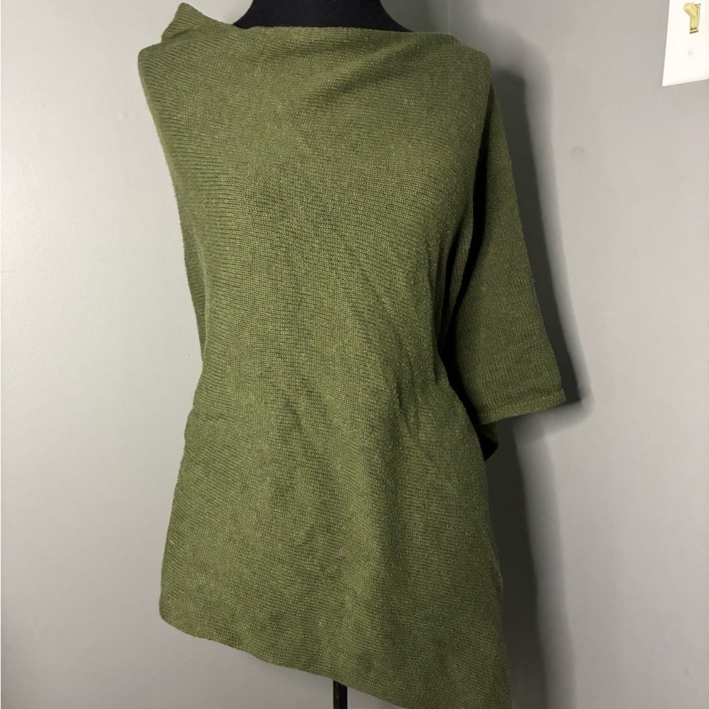 Olive Green Women's Sweater Dress